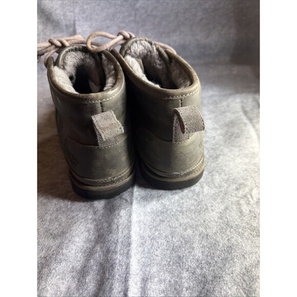 UGG Neumel Waterproof Grey Gray Leather Chukka Boots Men\'s 12 main image 10
